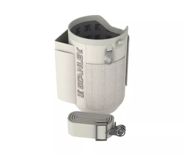 Чехол для термокружки The All-Day Quencher Carry-All объемом 1,18 л с трубочкой кремового цвета