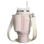 Carrying case for thermos mug with straw The All-Day Quencher Carry-All 1.18L light pink