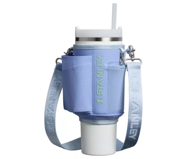 Чехол для термокружки с трубочкой The All-Day Quencher Carry-All 1.18L гортензия синяя