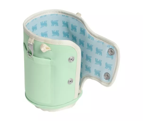 Carrying case for The All-Day Quencher Carry-All 1.18L thermos mug with straw in pistachio color