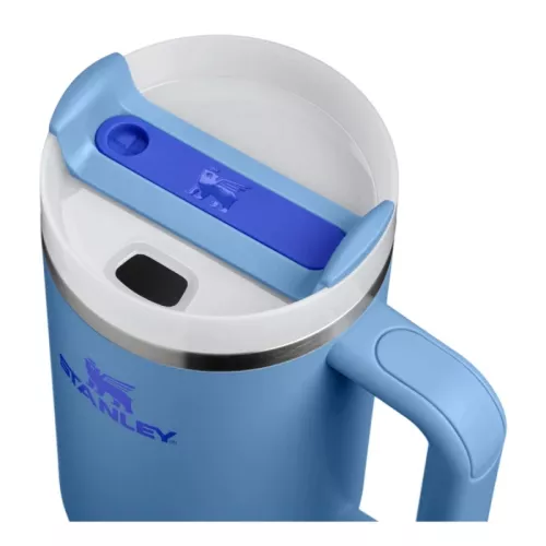 Thermo mug with straw The Quencher H2.O FlowState Tumbler 1.18L light blue