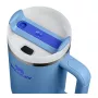Thermo mug with straw The Quencher H2.O FlowState Tumbler 1.18L light blue