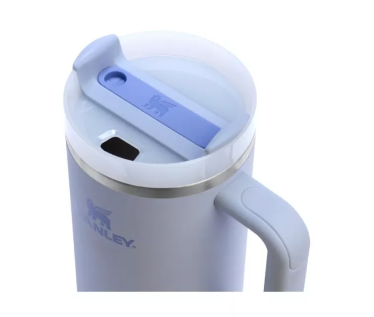 Термокружка с трубочкой The Quencher H2.O FlowState Tumbler 1,18 л, светло-голубая