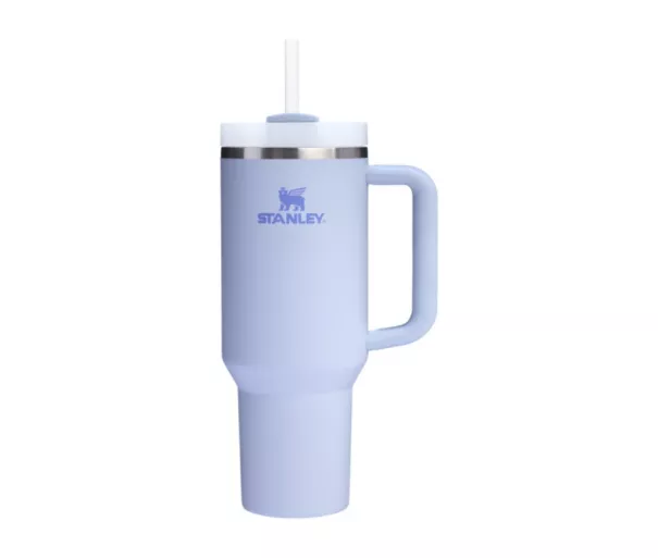 Termospuodelis su šiaudeliu The Quencher H2.O FlowState Tumbler 1.18L šviesiai mėlynas