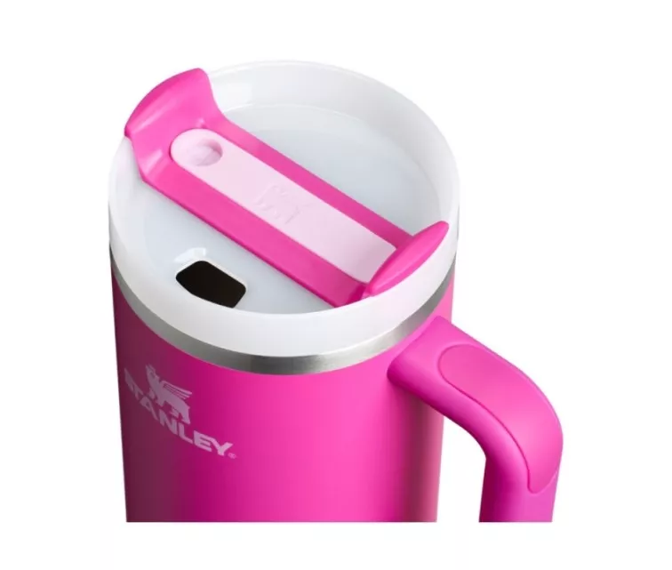 Termosinis puodelis su šiaudeliu The Quencher H2.O FlowState Tumbler 1.18L fuksija