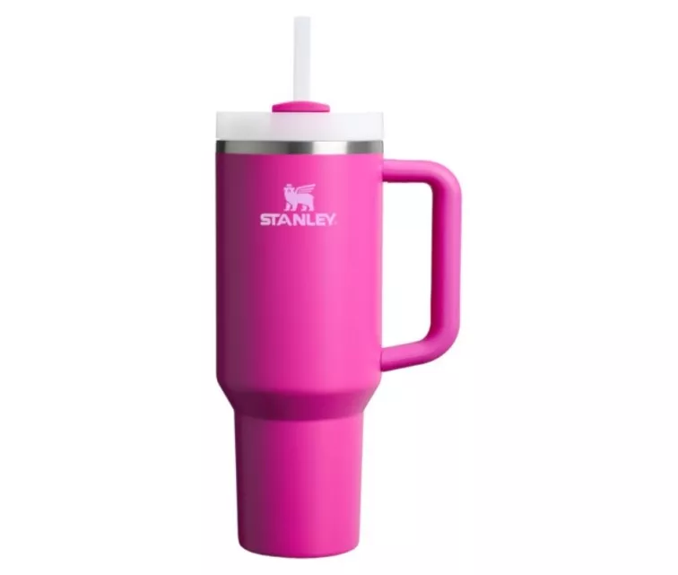 Termosinis puodelis su šiaudeliu The Quencher H2.O FlowState Tumbler 1.18L fuksija