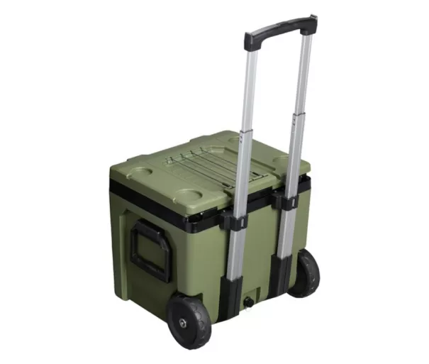 Aukstuma kaste ar riteņiem The Easy-Carry Outdoor Wheeled Cooler 47,3L tumši zaļa