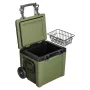 The Easy-Carry Outdoor Wheeled Cooler 47L dark green