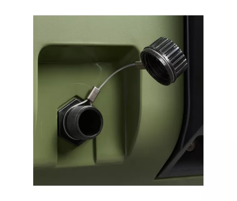 The Easy-Carry Outdoor Wheeled Cooler 47L dark green