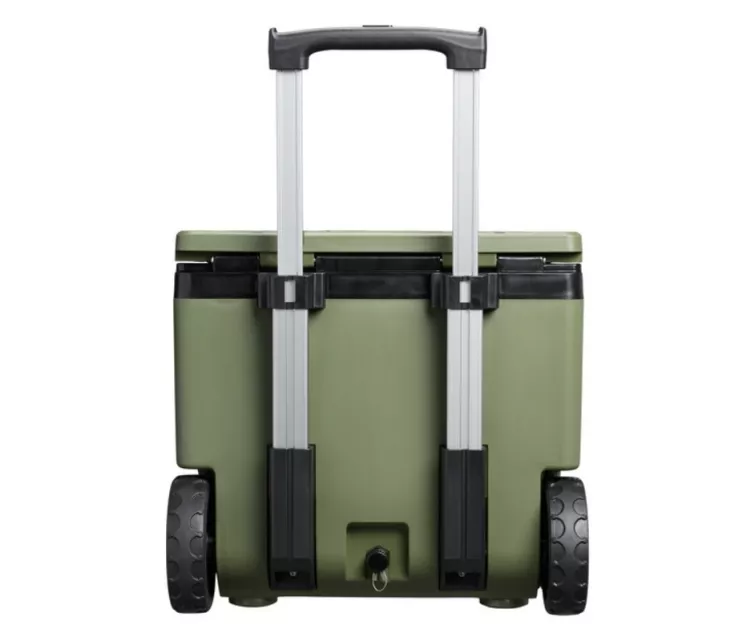 The Easy-Carry Outdoor Wheeled Cooler 47L dark green