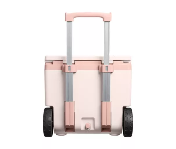 Aukstuma kaste ar riteņiem The Easy-Carry Outdoor Wheeled Cooler 47,3L gaiši rozā