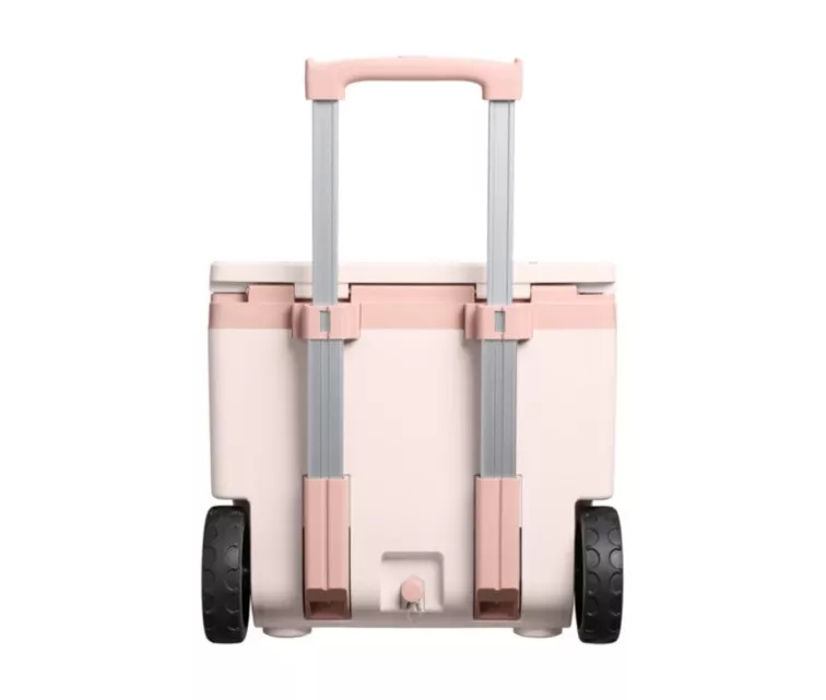 Aukstuma kaste ar riteņiem The Easy-Carry Outdoor Wheeled Cooler 47L gaiši rozā
