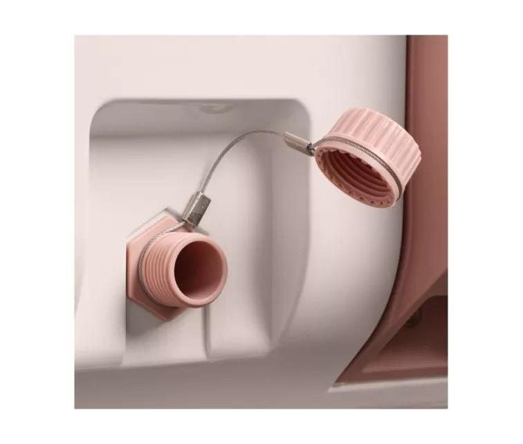 Aukstuma kaste ar riteņiem The Easy-Carry Outdoor Wheeled Cooler 47L gaiši rozā