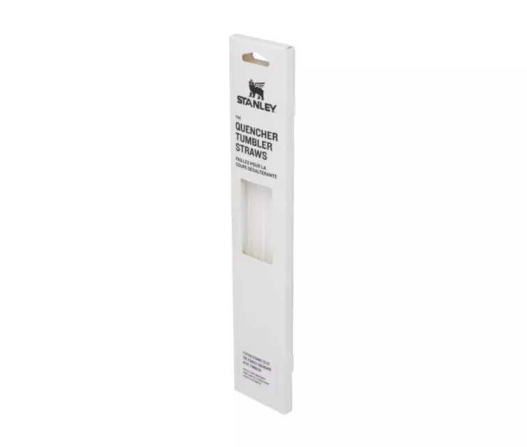 Salmiņu komplekts 4 gab. termokrūzēm The Quencher Travel Tumbler Straws 1,18L caurspīdīgi