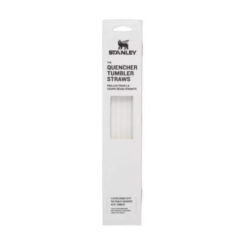 Salmiņu komplekts 4 gab. termokrūzēm The Quencher Travel Tumbler Straws 1,18L caurspīdīgi