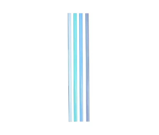 Termokruuside kõrte komplekt 4 tk The Quencher Travel Tumbler Straws 1.18L sinine