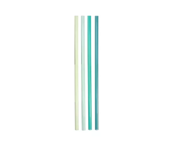 Termokruuside kõrte komplekt (4 tk) The Quencher Travel Tumbler Straws 1.18L roheline