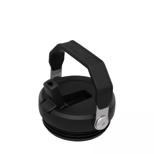 Vāks termopudelei ar salmiņu The IceFlow Flip Straw Tumbler 0,89L  melns