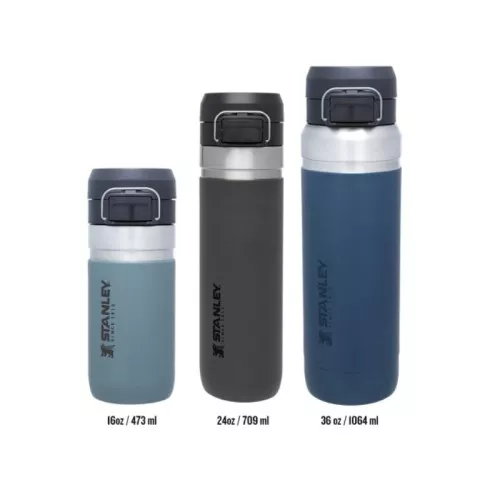 Vāks termopudelei The Quick Flip Water Bottle Go tumši pelēks