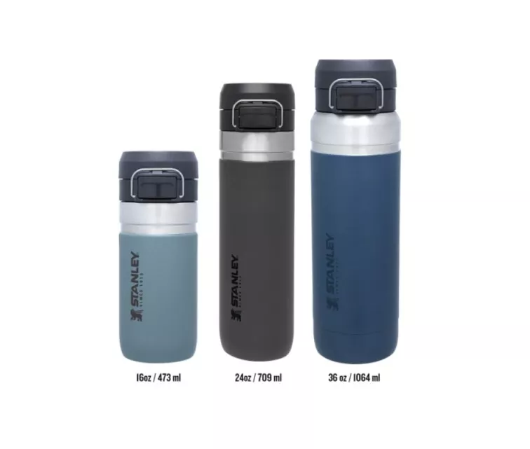 Vāks termopudelei The Quick Flip Water Bottle Go tumši pelēks