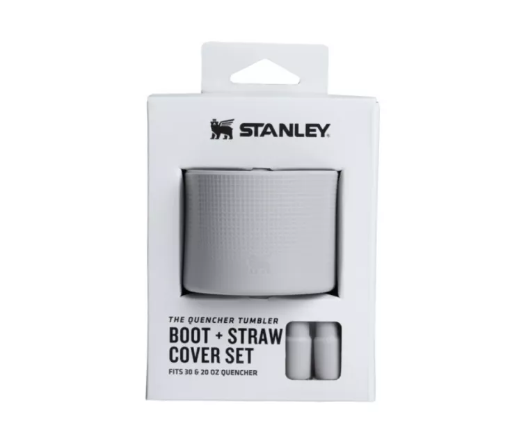 Komplekt 2 kaitsekatet ja kõrrekorki termoskruusidele 0,89L/0,6L The Quencher Boot + kõrrekork helehall