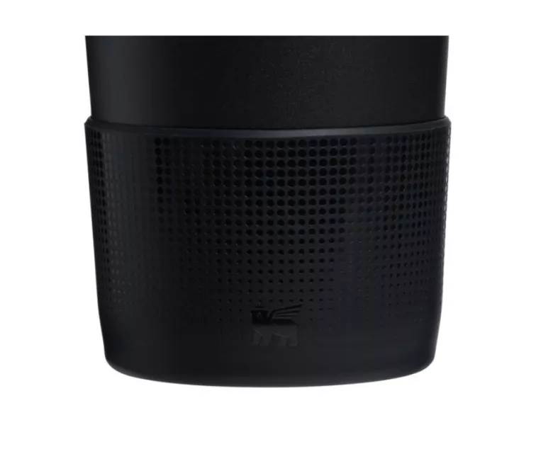 Apsauginių dangtelių ir šiaudelių rinkinys (2 vnt.) termo puodeliams (0,89 l / 0,6 l), „The Quencher Boot“ + šiaudelių dangtelis, juodos spalvos