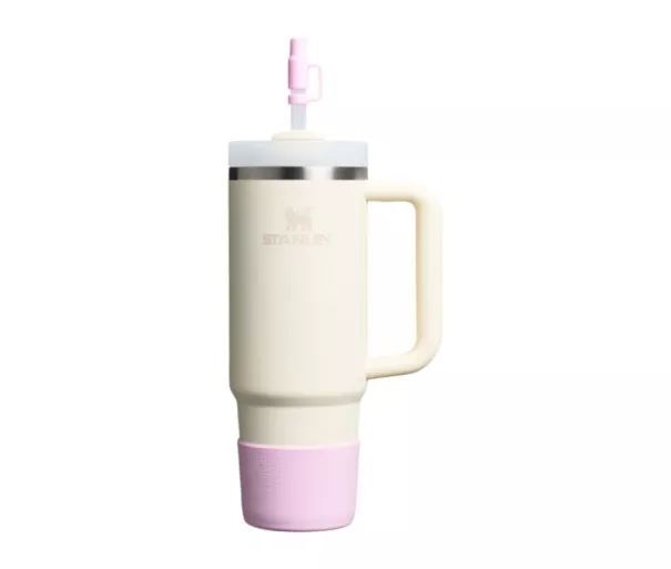 Protective cover and straw cap set of 2 for thermo mugs 0.89L/0.59L The Quencher Boot + Straw Topper pink