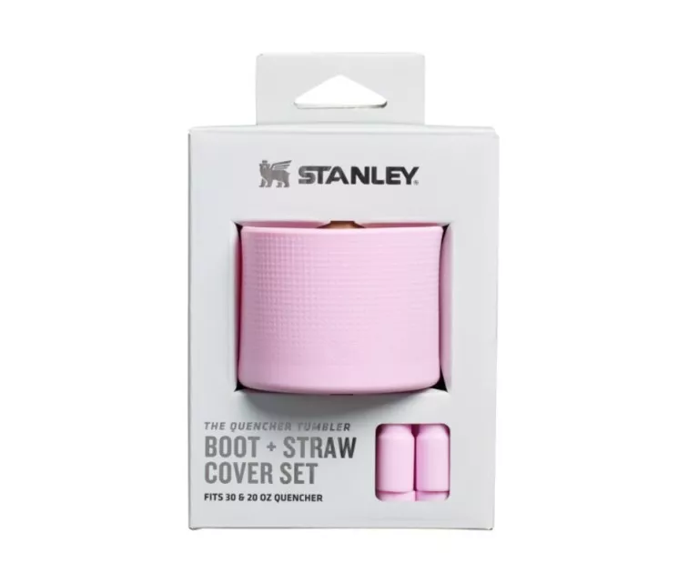 Termokruusidele 0,89L/0,6L kaitsekatete ja kõrrekorkide komplekt (2 tk) The Quencher Boot + kõrrekork roosa