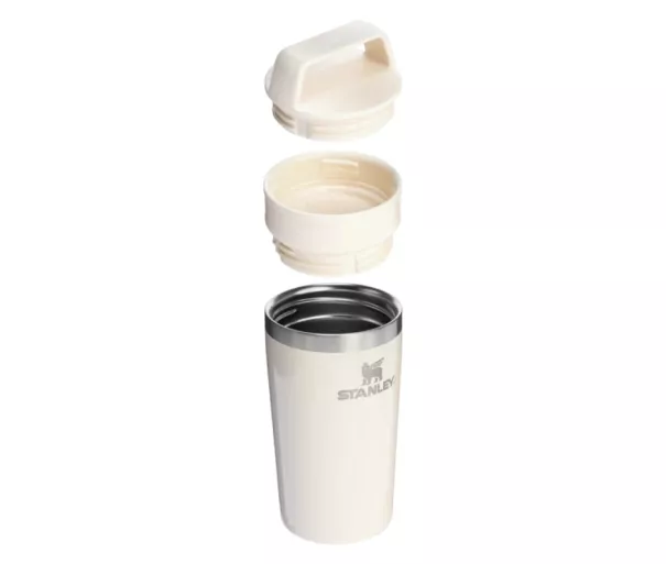 Läikiv kreemikas Café-To-Go reisikruus 0,47L