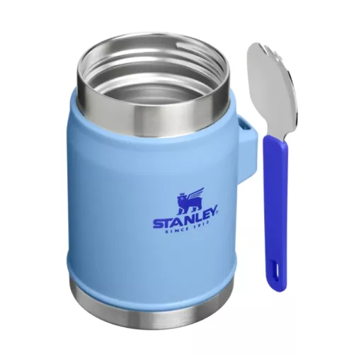 Termoss ēdienu The Legendary Food Jar+Spork 0,4L gaiši zils