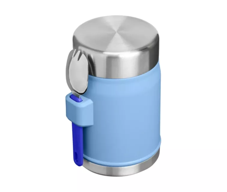 Termoss ēdienu The Legendary Food Jar+Spork 0,4L gaiši zils