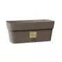 Цветочный ящик с подносом Ethica 30x13x12 см, коричневый