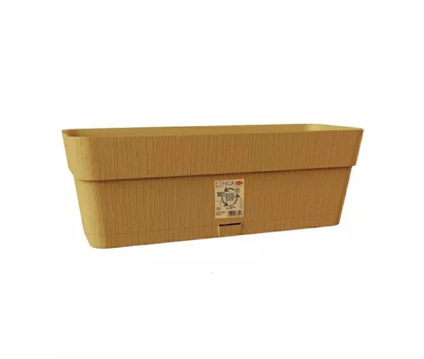 Lillekast alusega Ethica 30x13x12cm sinepikollane