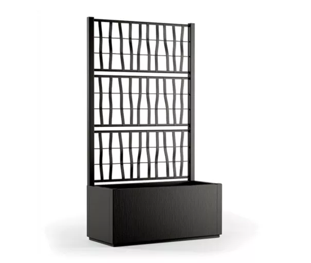 Gėlių dėžutė su tinkleliu Ethica 80x36x140cm pilka