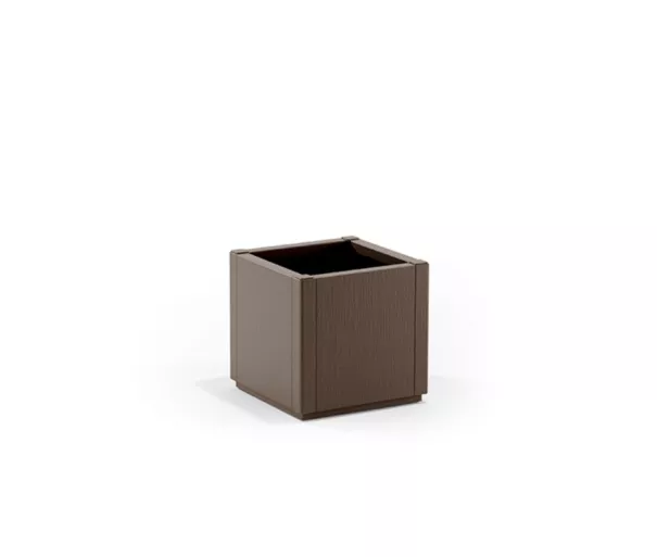 Flower box square Ethica 36x36x35cm brown