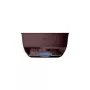 Hanging flower pot Natural Ø30x14.5cm dark brown