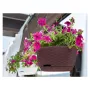 Hanging flower pot Natural Ø30x14.5cm dark brown