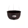 Hanging flower pot Natural Ø30x14.5cm dark brown