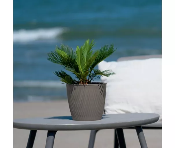 Flowerpot Liberty Ø16x15cm grey