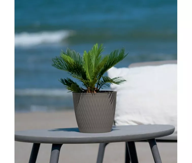 Gėlių vazonas "Liberty" Ø16x15cm pilkas