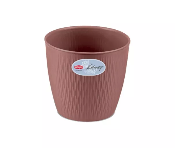 Flowerpot Liberty Ø16x15cm brown