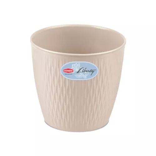 Vazonas Liberty Ø20x19cm baltas