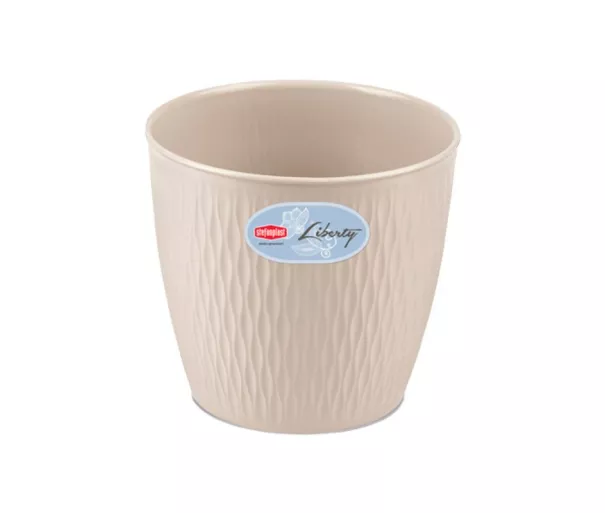 Vazonas Liberty Ø20x19cm baltas