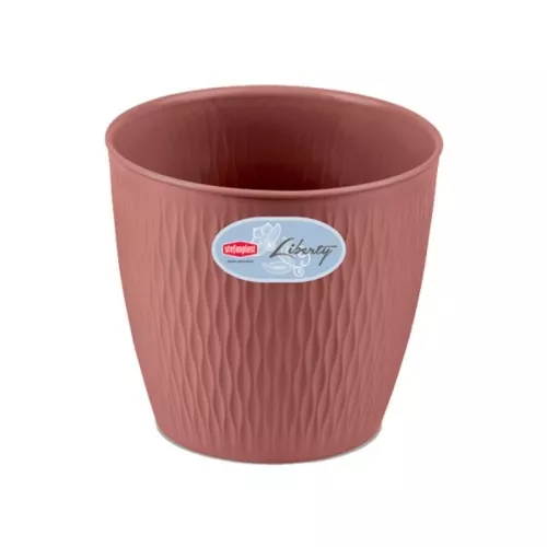 Vazonas Liberty Ø20x19cm rudas