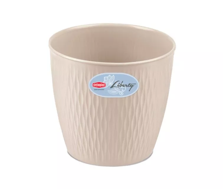 Vazonas Liberty Ø25x23cm baltas