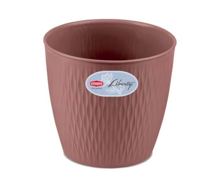 Vazonas Liberty Ø30x27cm rudas