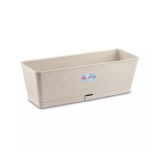 Lillekast Liberty 50x18x16cm valge