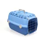 Transport cage Horizon 1 with metal door 48x32x30cm light blue/blue