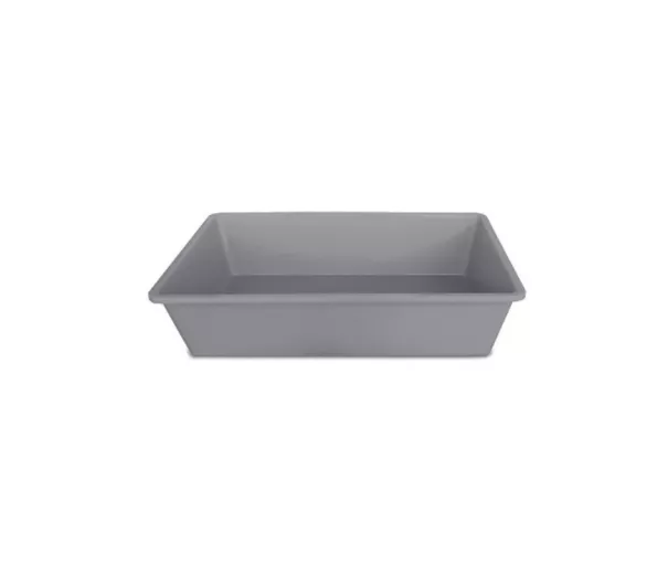 Ящик для кошачьего туалета Cat Litter Tray 1 40x30x10см, серый
