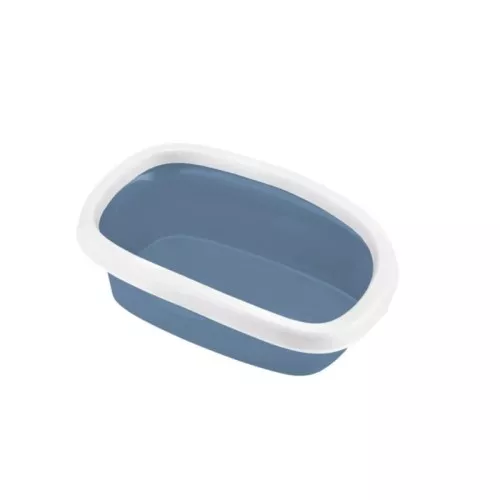 Туалет для кошек Sprint 10 43x31x14 см синий/белый